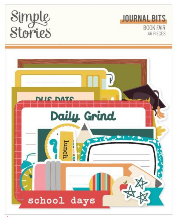 Simple Stories Book Fair Journal Bits & Pieces {D102}