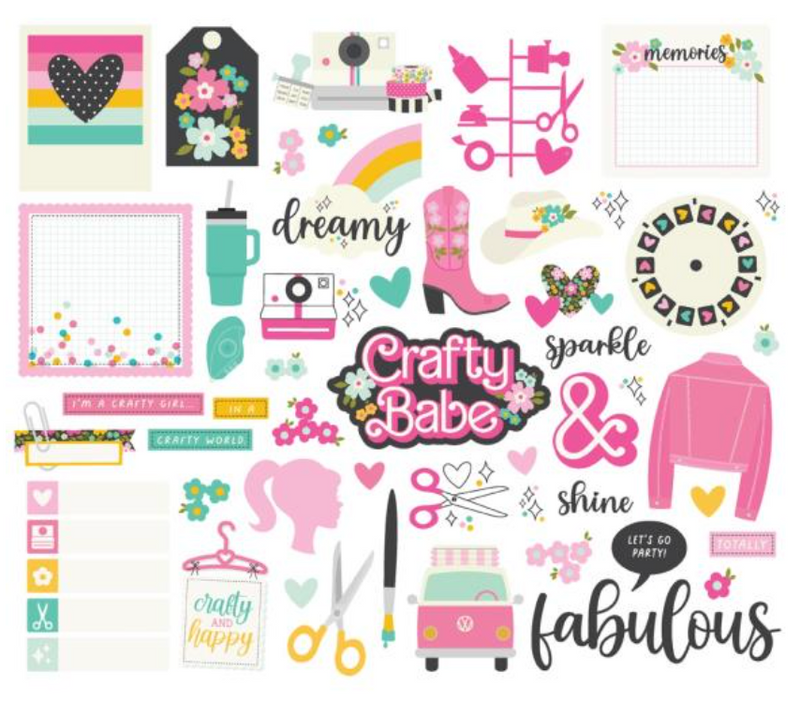 Simple Stories Crafty Babe Bits & Pieces {D151}