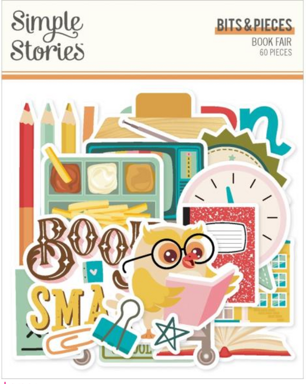 Simple Stories Book Fair Bits & Pieces {D182}