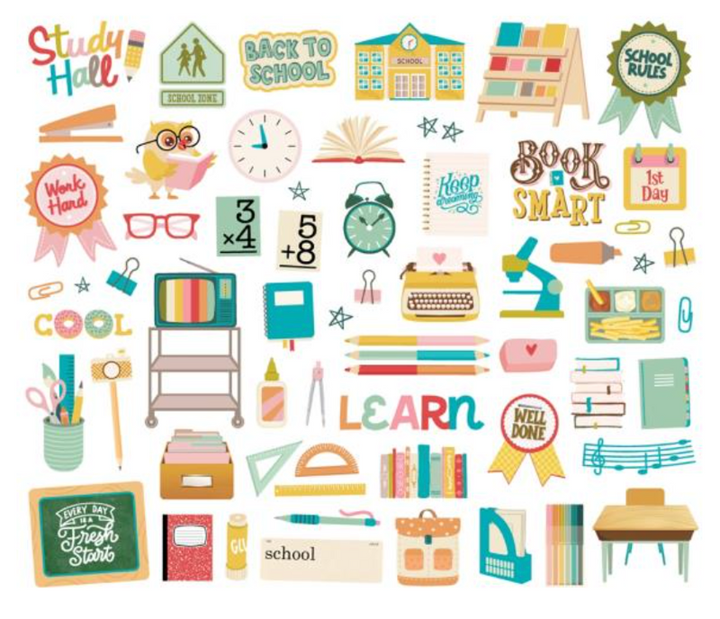 Simple Stories Book Fair Bits & Pieces {D182}