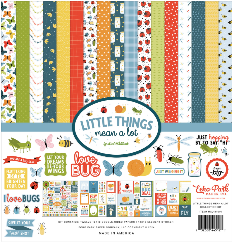 Echo Park 12x12 The Little Things Mean A Lot Collection Kit