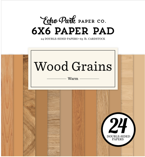 Echo Park 6x6 Warm Wood Grains Paper Pad