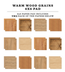 Echo Park 6x6 Warm Wood Grains Paper Pad
