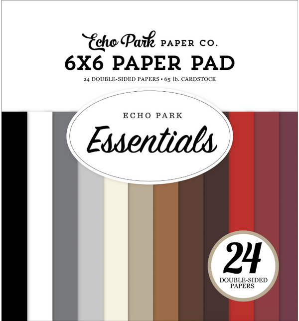 Echo Park 6x6 Neutral Essentials Paper Pad