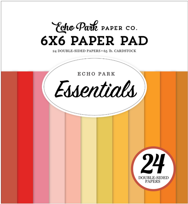 Echo Park 6x6 Warm Essentials Paper Pad