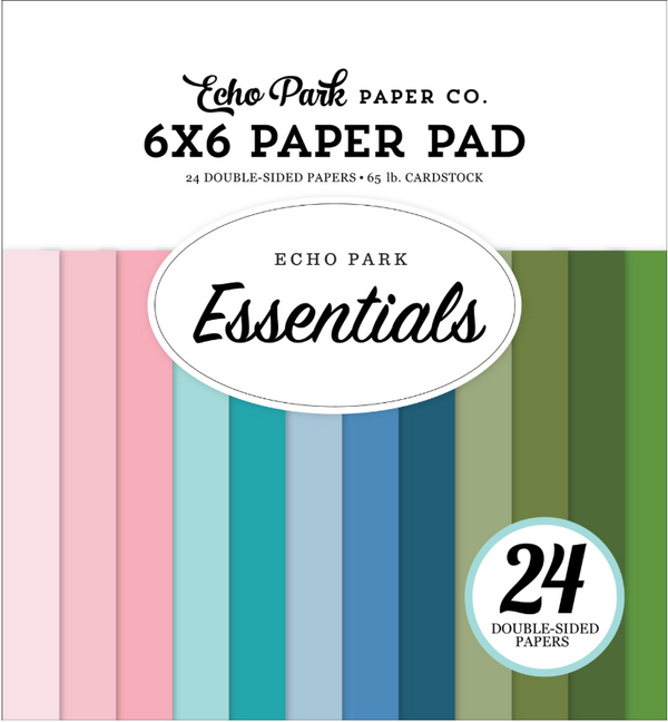 Echo Park 6x6 Fresh Essentials Paper Pad