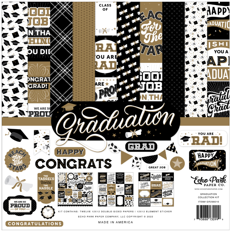 Echo Park 12x12 Graduation Collection Kit