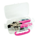 We R Memory Keepers Crop-A-Dile Pink Hole Punch and Eyelet Setter Kit {C206}