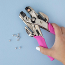 We R Memory Keepers Crop-A-Dile Pink Hole Punch and Eyelet Setter Kit {C206}