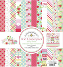 Doodlebug Design 12x12 Berry Sweet Paper Pack
