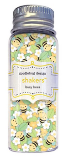 Doodlebug Design Bee Happy Busy Bees Shakers