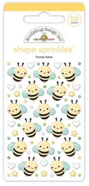Doodlebug Design Bee Happy Honey Bee Enamel Sprinkles