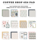 Carta Bella 6x6 Coffee Shop Paper Pad {B313}