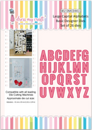 Dress My Craft Large Capital Alphabet Basic Designer Dies {C408}
