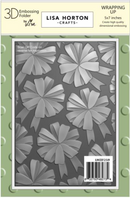 Lisa Horton Crafts 5x7 Wrapping Up 3D Embossing Folder {C220}