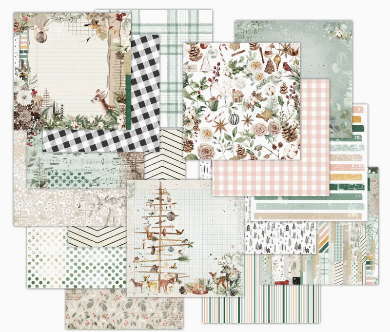 Pretty Little Studio 6x6 Comfort & Joy MAIN Paper Pack {B222}