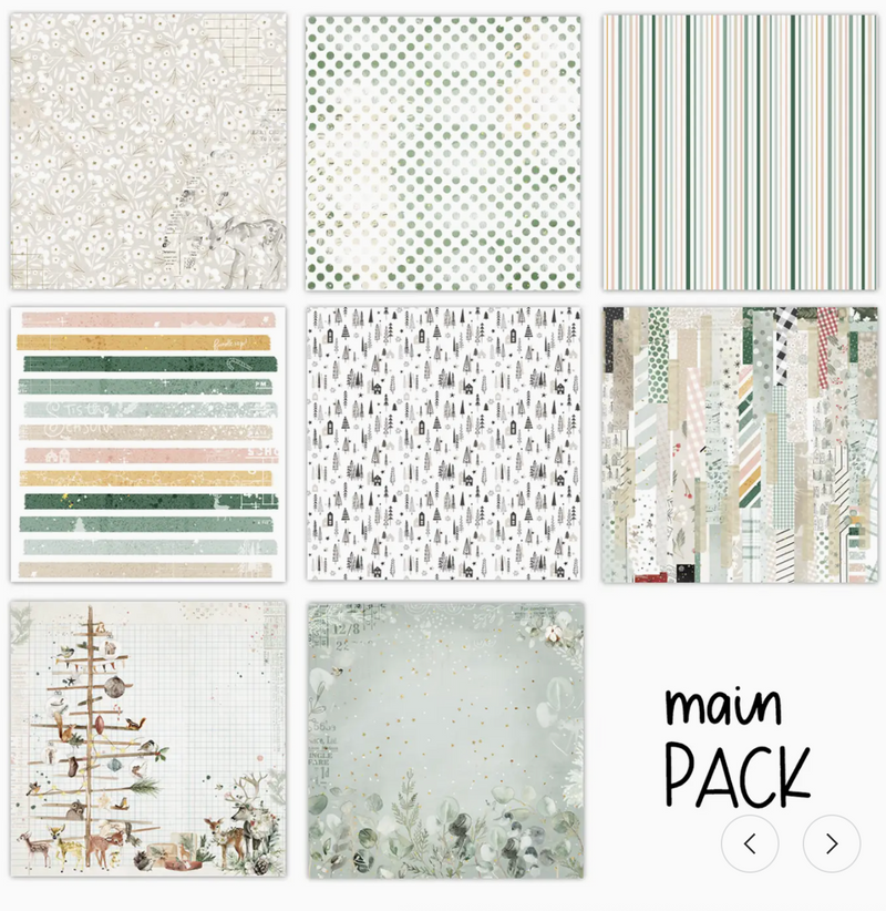 Pretty Little Studio 6x6 Comfort & Joy MAIN Paper Pack {B222}