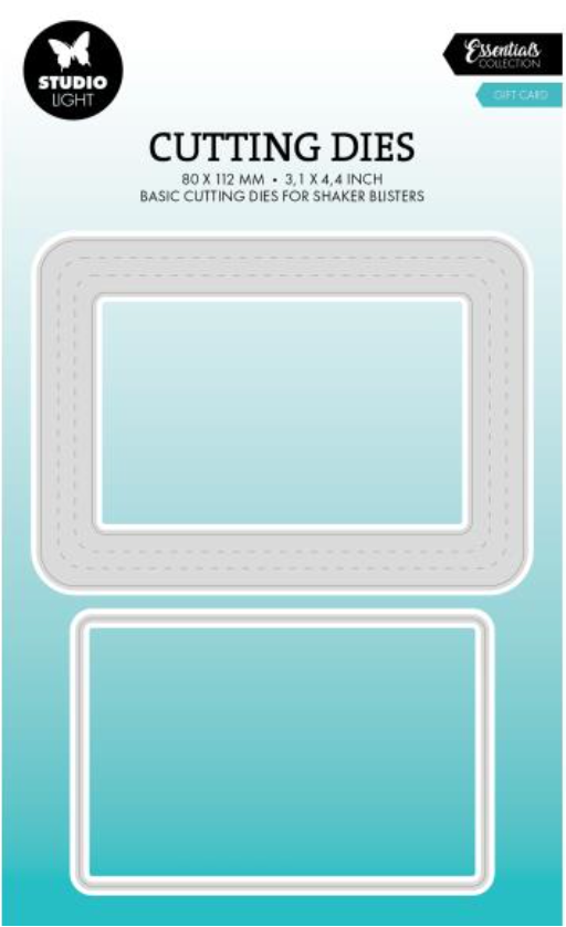 Studio Light Gift Card Blister Cutting Die {F329}