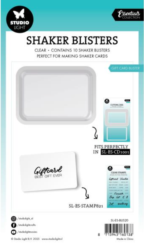 Studio Light Gift Card Blister Pack {G64}