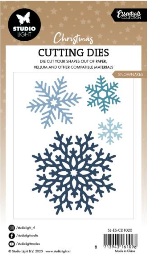 Studio Light Winter Wonderland Snowflakes Cutting Die {D164}