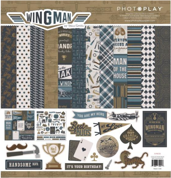 Photo Play 12x12 Wingman Collection Pack {B514}