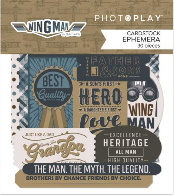 Photo Play Wingman Ephemera {D177}