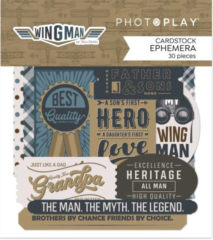 Photo Play Wingman Ephemera {D177}