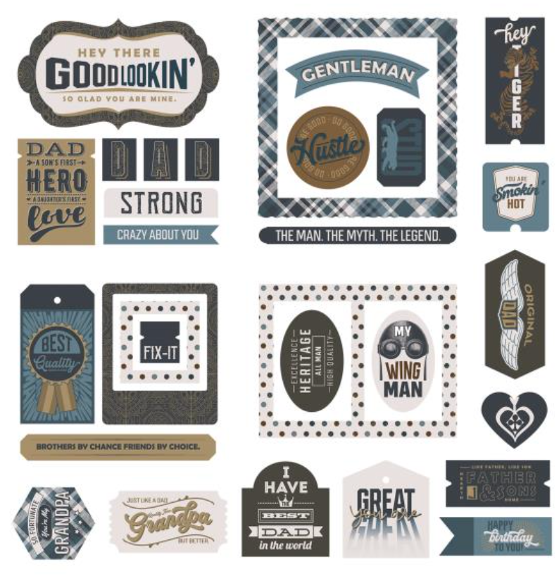 Photo Play Wingman Ephemera {D177}