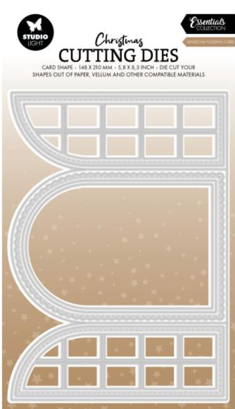 Studio Light Winter Wonderland Window Folding Card Essentials Cutting Die {W51}