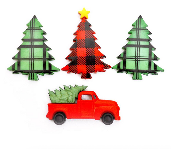 Dress It Up Home For the Holidays Buttons {G84}