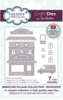 Creative Expressions Miniature Village Bookshop Craft Dies