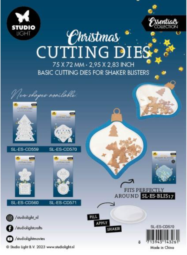 Studio Light Nr. 570 Christmas Ball Essentials Cutting Die {D160}
