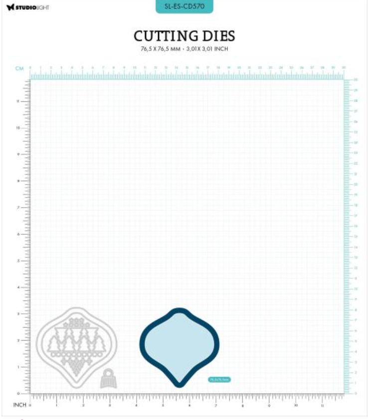 Studio Light Nr. 570 Christmas Ball Essentials Cutting Die {D160}