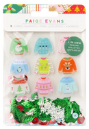 American Crafts Paige Evans Sugarplum Wishes Acrylic Set w Sequins (G91)