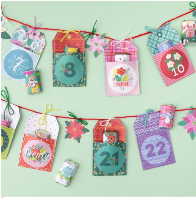 American Crafts Paige Evans 12x12 Sugarplum Wishes Paper Pad {B312}