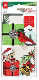 American Crafts Vicki Boutin Wrapped in Ribbons Icons Ephemera {D113}