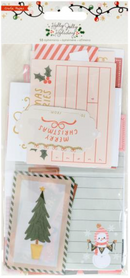 American Crafts Crate Paper Holly Jolly Journaling Ephemera {D138}