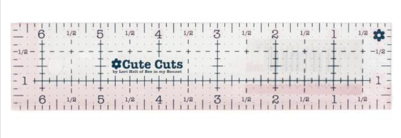 Riley Blake 1.5"x6.5" Cute Cuts Ruler {E136}