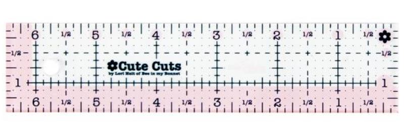 Riley Blake 1.5"x6.5" Cute Cuts Ruler {E136}