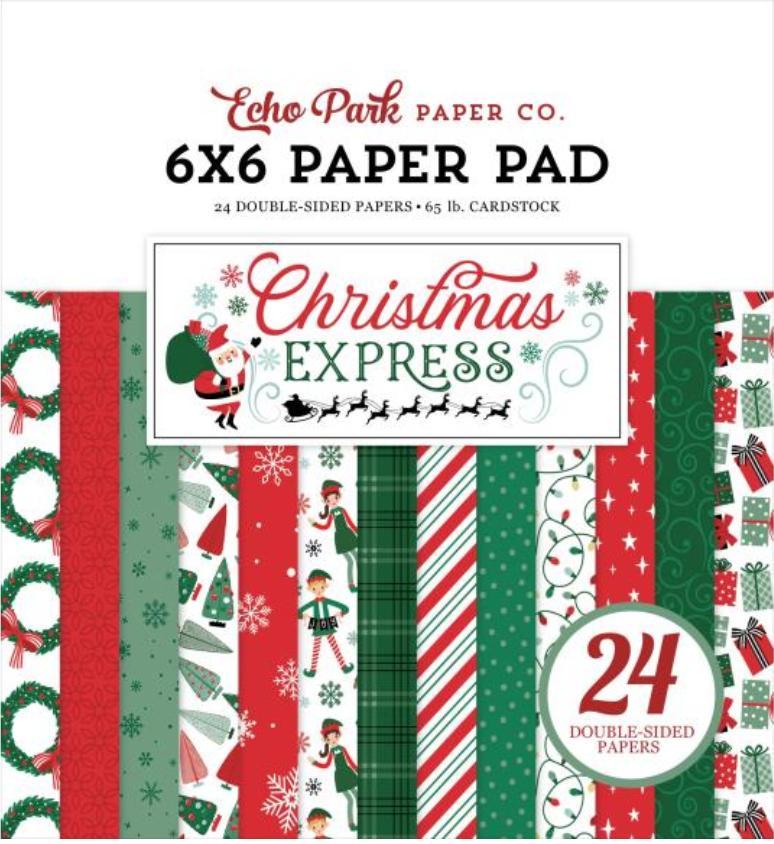 Echo Park 6x6 Christmas Express Paper Pad {B720}