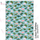 Dress My Craft A4 Lotus Fantasy Transfer Sheets {F103}