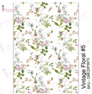 Dress My Craft A4 Vintage Floral