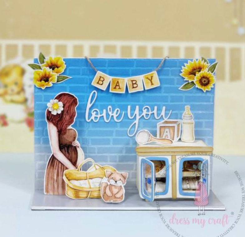 Dress My Craft A4 Sky Background Transfer Sheets {F08}