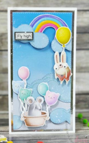 Dress My Craft A4 Sky Background Transfer Sheets {F08}