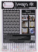 Dress My Craft A4 3D White Damask