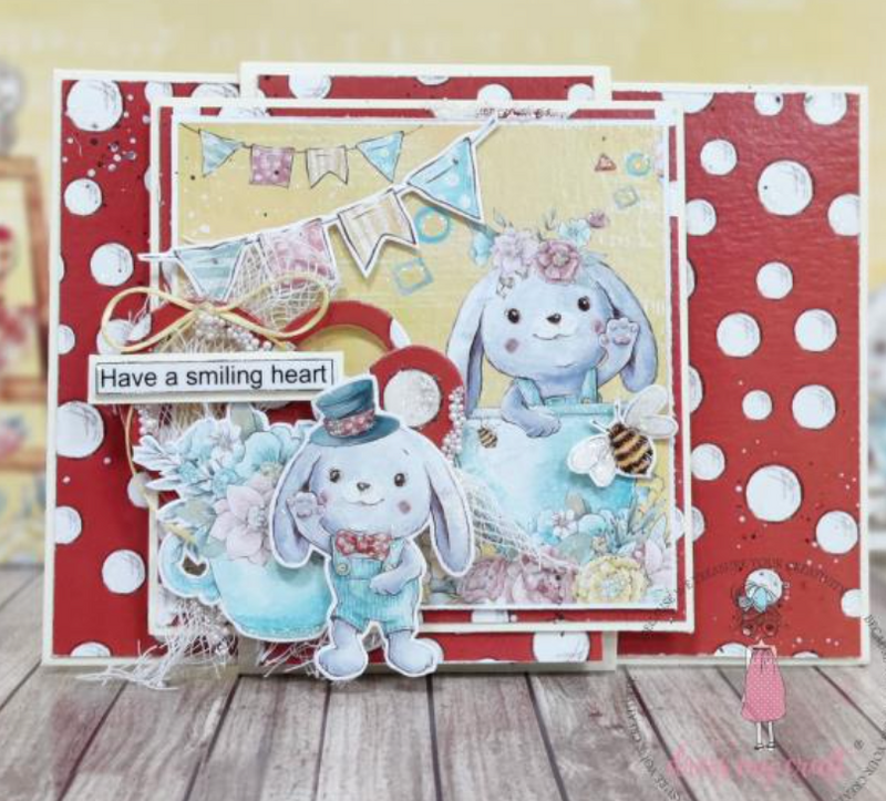 Dress My Craft A4 Polka Party Transfer Sheets {F317}