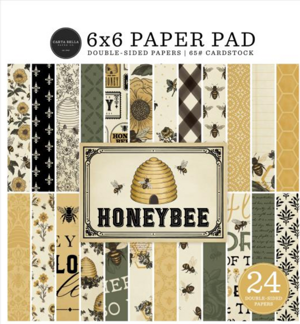 Carta Bella 6x6 Honey Bee Paper Pad {B601}