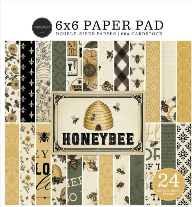 Carta Bella 6x6 Honey Bee Paper Pad {B601}