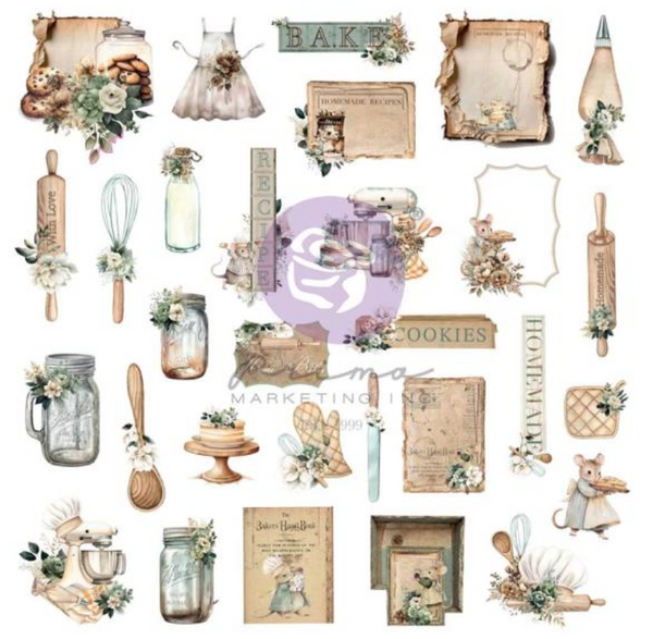 Prima Marketing The Home Baker Ephemera