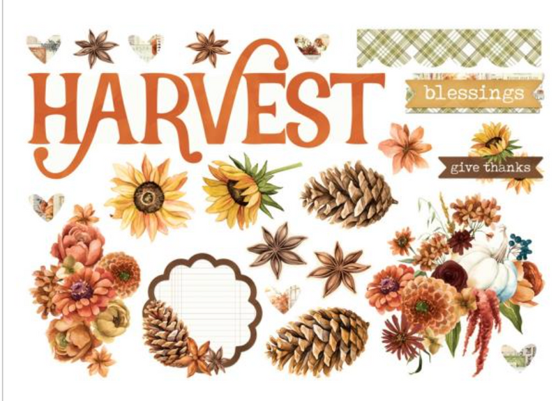 Simple Stories Simple Vintage Autumn Breeze Page Pieces {D149}